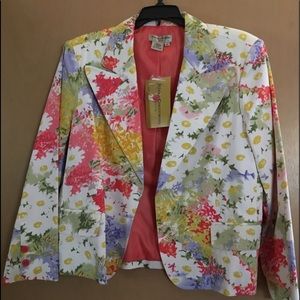 NWT!! Floral Blazer